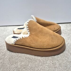 Tan Mules - French Connection, US 9/10